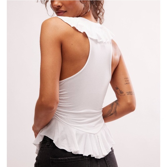 Free People Ruffle Me Away Tank Small NWT - Picture 6 of 16